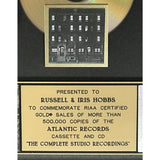 Led Zeppelin Complete Studio Recordings RIAA Gold Award