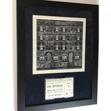Led Zeppelin Physical Graffiti 1975 Concert Ticket Collage - Music Memorabilia Collage