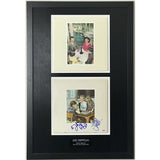 Led Zeppelin Presence Collage signed by Robert Plant and John Paul Jones w/PSA LOA - Music Memorabilia Collage