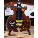 Led Zeppelin Signature John Paul Jones Alembic 8-String Bass Mini Guitar Replica - Miniatures