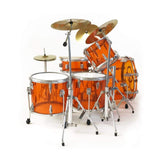 Zeppelin Tribute Amber Vistalite Mini Drum Kit - Miniatures