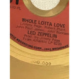 Led Zeppelin Whole Lotta Love RIAA Gold 45 Award - RARE - Record Award