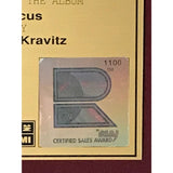 Lenny Kravitz Circus RIAJ (Japan) 500K Sold Album Award - Record Award