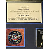 Lynyrd Skynyrd Skynyrds Innyrds RIAA Gold LP Award