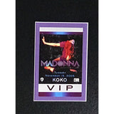 Madonna Memorabilia Collage With 2005 Backstage Pass