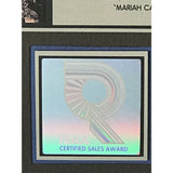 Mariah Carey debut RIAA Platinum Album Award - Record Award