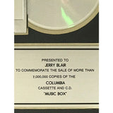 Mariah Carey Music Box RIAA 7x Multi-Platinum Album Award - Record Award