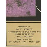 Mazzy Star So Tonight That I Might See RIAA Gold Album Award - Record Award