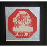 Megadeth Collage Signed by Dave Mustaine w/BAS COA