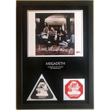 Megadeth Collage Signed by Dave Mustaine w/BAS COA