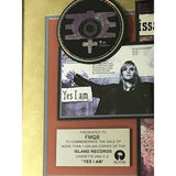 Melissa Etheridge Yes I Am Island Records label award - Record Award