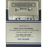 Michael Bolton Soul Provider RIAA Platinum Album Award - Record Award
