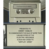 Mötley Crüe Too Fast For Love RIAA Platinum LP Award - Record Award