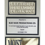 Moist Silver CRIA Double Platinum Album Award - Record Award