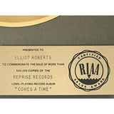 Neil Young Comes A Time RIAA Gold Album Award - Record Award