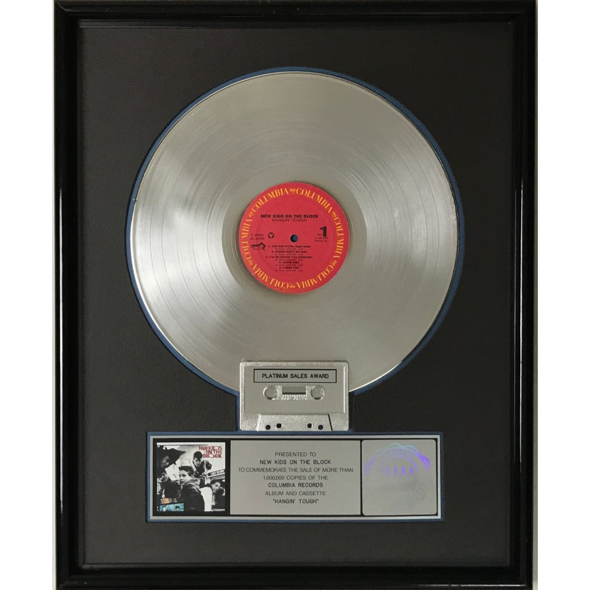 musicgoldmine.com - New Kids On The Block Hangin' Tough RIAA