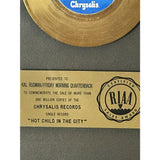 Nick Gilder Hot Child In The City RIAA Single Award