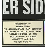 Nickelback Silver Side Up RIAA Platinum Album Award - Record Award