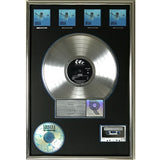 Nirvana Nevermind RIAA 4x Multi-Platinum LP Award presented to Nirvana - RARE - Record Award