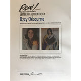 Ozzy Osbourne Collage Signed by Ozzy w/Epperson LOA - Music Memorabilia Collage