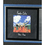Paula Cole This Fire RIAA Platinum Album Award - Record Award