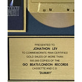 Portishead Dummy RIAA Gold Album Award - Record Award