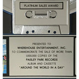 Prince and the Revolution Around The World In A Day RIAA Platinum Album Award - Record Award