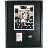 Queen Collage w/Official Coin Pick and 1977 Backstage Pass - Music Memorabilia