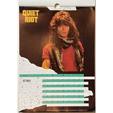 Quiet Riot Official 1985 Vintage Calendar - Music Memorabilia