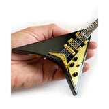 Randy Rhoads Signature Black Concorde V Mini Guitar Replica - Miniatures