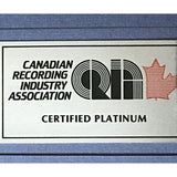Red Hot Chili Peppers Blood Sugar Sex Magik CRIA Platinum Album Award presented to and signed by Chad Smith - RARE