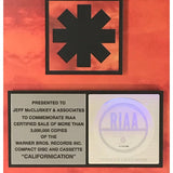 Red Hot Chili Peppers Californication RIAA 3x Multi-Platinum Award - Record Award