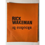 Rick Wakeman 1976 Tour UK Program - Music Memorabilia