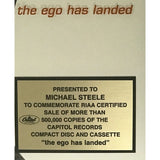 Robbie Williams The Ego Has Landed RIAA Gold Album Award