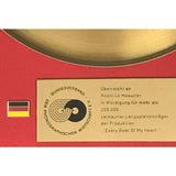 Rod Stewart Every Beat Of My Heart 1986 BVMI German Gold LP Award - Record Award