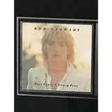 Rod Stewart Foot Loose & Fancy Free RIAA Platinum Album Award presented to and signed by Carmine Appice