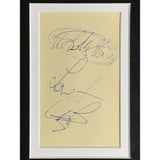 Rolling Stones 1968 Rock And Roll Circus Autographs Collage w/Tracks UK LOA - RARE - Music Memorabilia Collage
