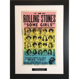 Rolling Stones 1978 Some Girls Original Promo Poster