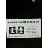 Rolling Stones 1986 Ampex Golden Reel Award for Dirty Work presented to Bill Wyman - RARE - Record Award