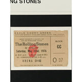Rolling Stones Genuine 1976 Ticket Photo Collage