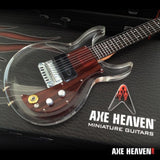 Rolling Stones Keith Richards Dan Armstrong See Through Acrylic Mini Guitar Replica - Miniatures
