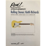 Rolling Stones Keith Richards Signed Guitar w/Epperson LOA - RARE