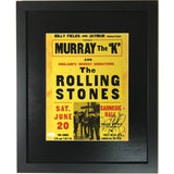 Rolling Stones NYC Concert Poster signed by C Watts w/JSA COA - Music Memorabilia Collage
