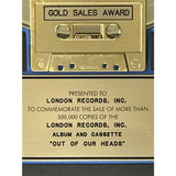 Rolling Stones Out Of Our Heads RIAA Gold LP Award - Record Award