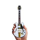 RUSH™ Alex Lifeson Gibson® ES - 355 Alpine White Mini Guitar Replica - Miniatures