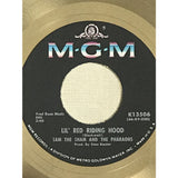 Sam the Sham and The Pharaohs Li’l Red Riding Hood White Matte RIAA Gold 45 Award - RARE - Record Award