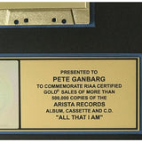 Santana All That I Am RIAA Gold Award - Record Award