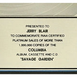 Savage Garden debut RIAA Platinum Album Award