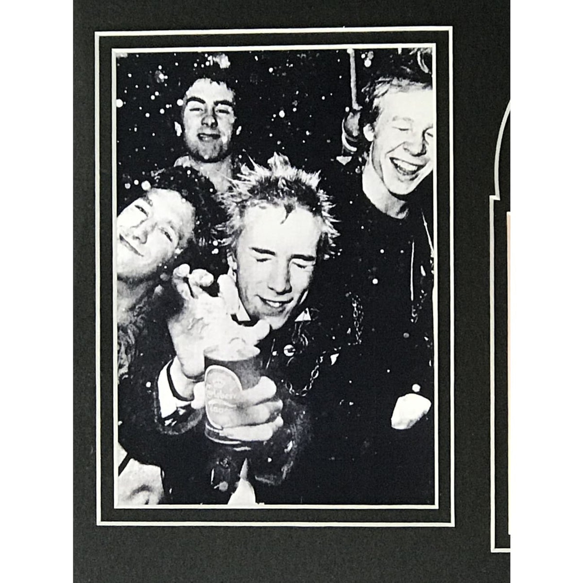 Sex Pistols Never Mind The Bollocks Signed CD Collage w