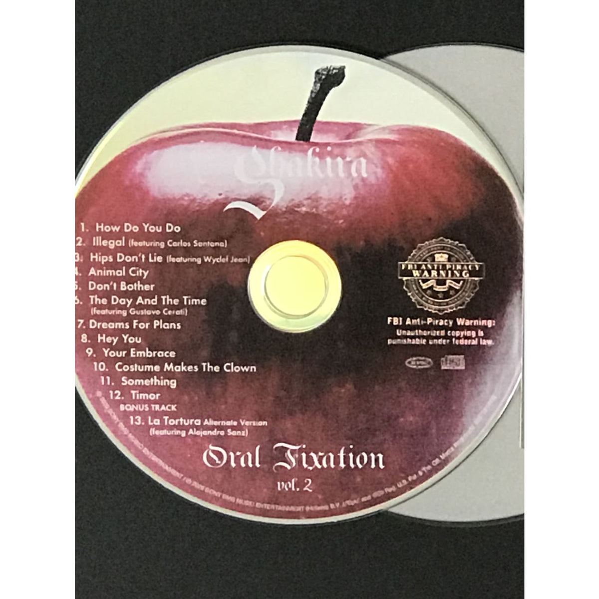 Shakira Oral Fixation Vol 2 RIAA Platinum Album Award MusicGoldmine shakira-oral-fixation-vol-2-riaa-platinum-album-award-musicgoldmine